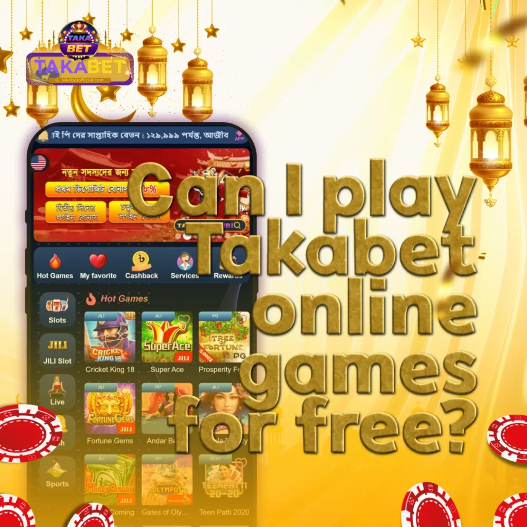 Can I play Takabet online games for free
