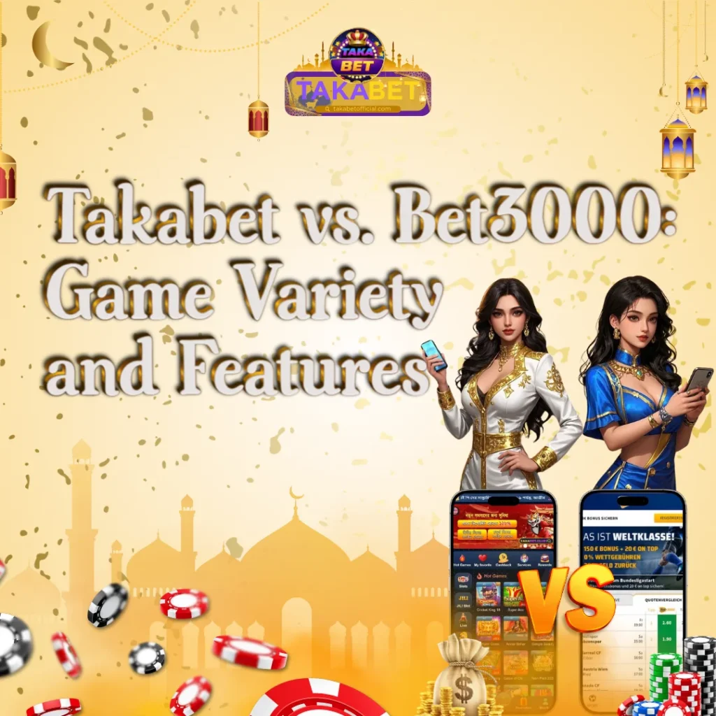 Takabet vs. Bet3000_ Game Variety and Features